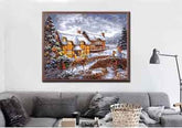 Painting by Numbers Christmas Atmosphere on The Farm